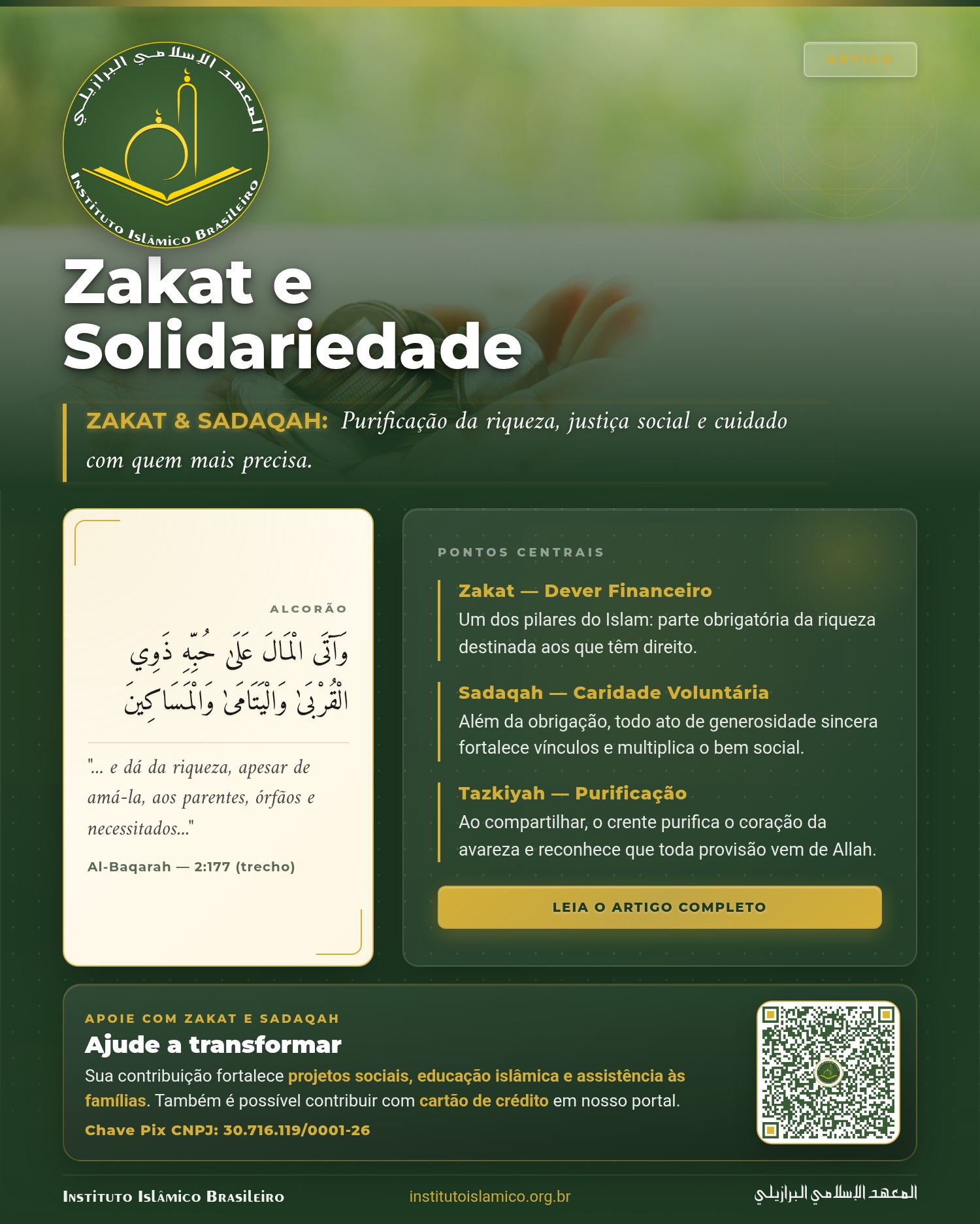 Zakat e SolidariedadeZakat e Solidariedade